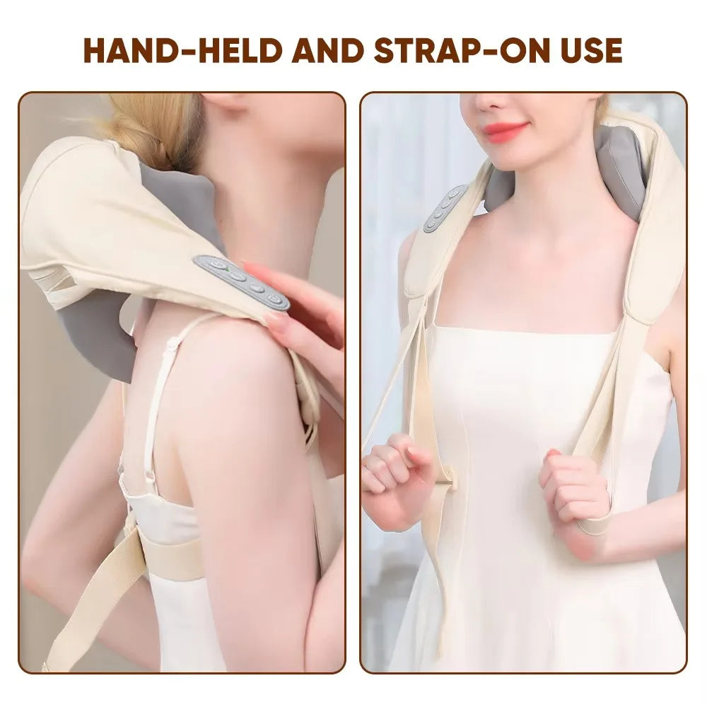 GEMEILI Wireless Neck & Back Massager