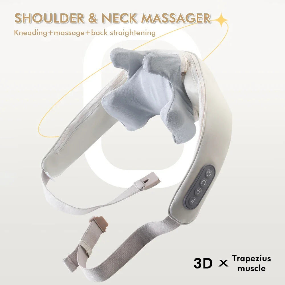 GEMEILI Wireless Neck & Back Massager